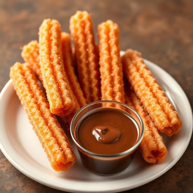 Churros with chocolate