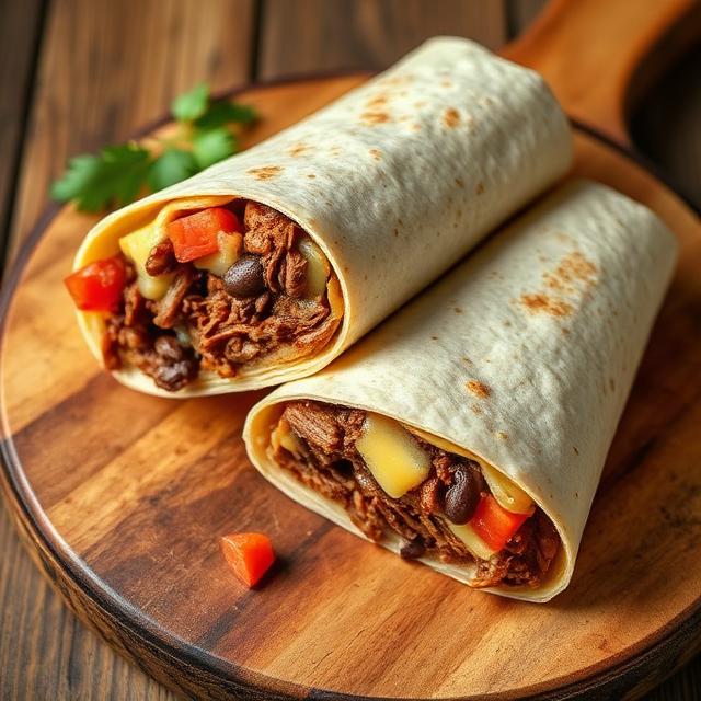 Texas Brisket Blaze Burrito
